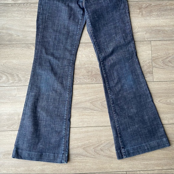 Citizens of Humanity COH Stretch Wide Leg Embroidery Cape Cod 244 Jeans - Picture 5 of 15